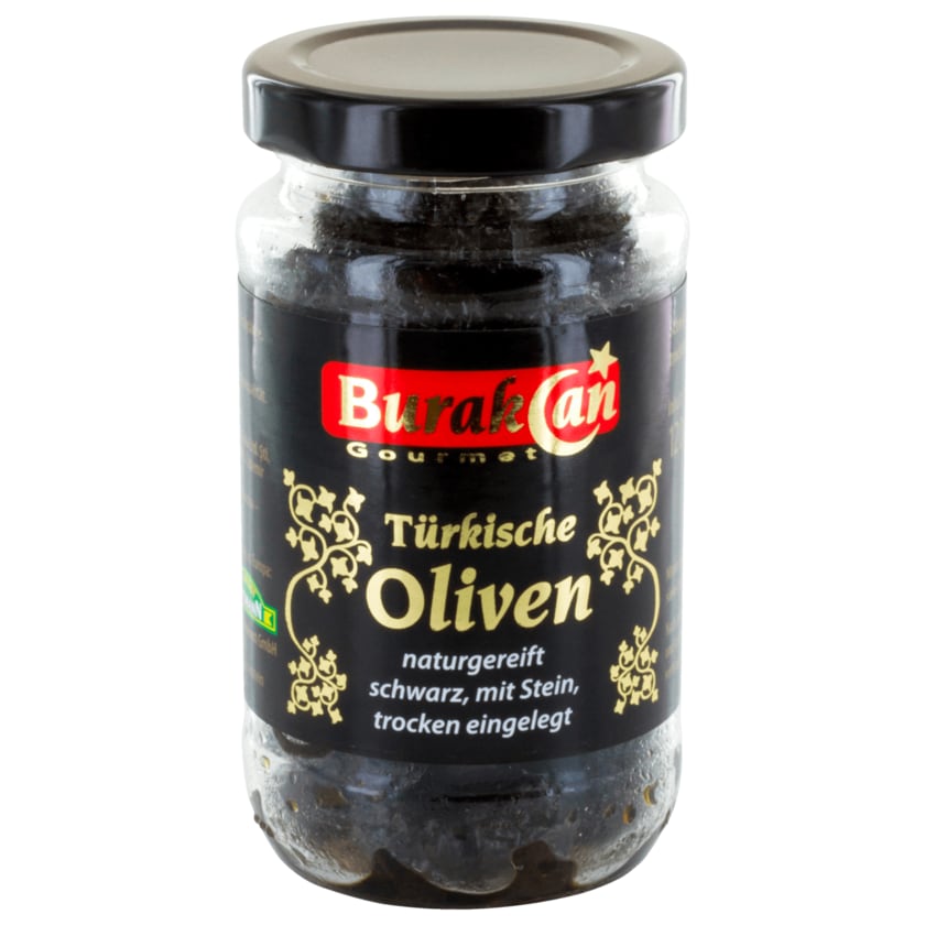 Burakcan Türkische Oliven schwarz 120g